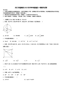 内江市隆昌县2025年中考考前最后一卷数学试卷含解析