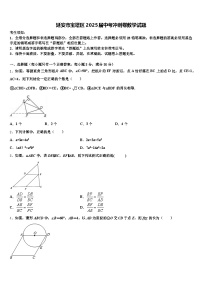 延安市宝塔区2025届中考冲刺卷数学试题含解析