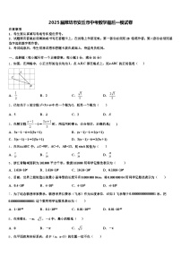 2025届潍坊市安丘市中考数学最后一模试卷含解析