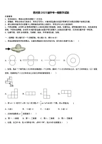 青河县2025届中考一模数学试题含解析
