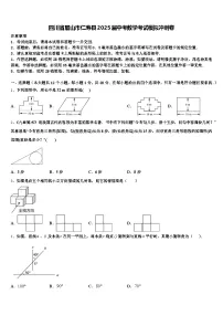 四川省眉山市仁寿县2025届中考数学考试模拟冲刺卷含解析