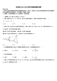 东平县2024-2025学年中考联考数学试卷含解析