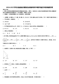 2024-2025学年云南省迪庆藏族自治州德钦县中考数学最后冲刺浓缩精华卷含解析