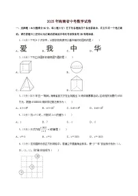 【中考数学】2025年海南省中考适应性模拟试卷（含解析）