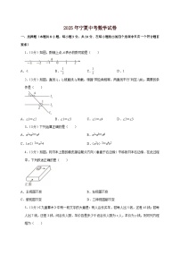 【中考数学】2025年宁夏中考适应性模拟试卷（含解析）