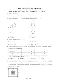 2025年四川省广元市【中考数学】试题（原卷+解析）
