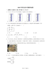 2025年河北省【中考数学】试题（原卷+解析）