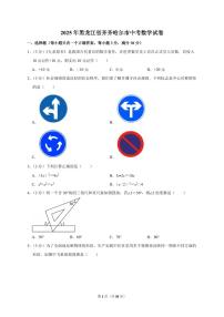 2025年黑龙江省齐齐哈尔市【中考数学】试题（原卷+解析）