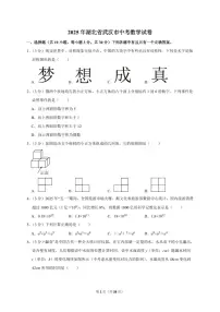 2025年湖北省武汉市【中考数学】试题（原卷+解析）
