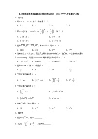 初中数学湘教版（2024）八年级上册（2024）第2章 分式2.4 整数指数幂精练