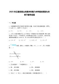2025年云南省保山市腾冲市第八中学模拟预测九年级下数学试题（含答案解析）