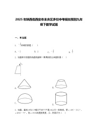 2025年陕西省西安市未央区多校中考模拟预测九年级下数学试题（含答案解析）