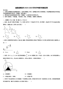 福建省莆田市2024-2025学年中考数学四模试卷含解析