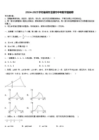 2024-2025学年锦州市北镇市中考数学猜题卷含解析