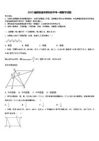 2025届新疆省哈密地区中考一模数学试题含解析