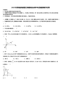 2025年青海省海西蒙古族藏族自治州中考试题猜想数学试卷含解析