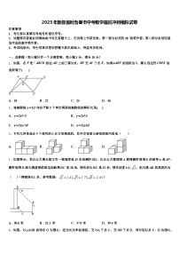 2025年新疆省吐鲁番市中考数学最后冲刺模拟试卷含解析