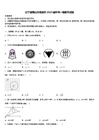辽宁省鞍山市海城市2025届中考一模数学试题含解析