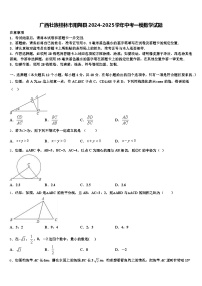 广西壮族桂林市阳朔县2024-2025学年中考一模数学试题含解析