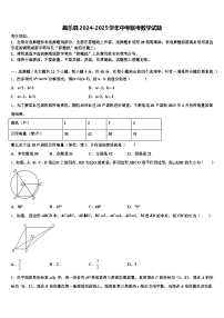 昌乐县2024-2025学年中考联考数学试题含解析