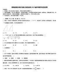 青海省海东地区互助土族自治县2025届中考数学仿真试卷含解析