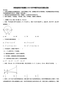 陕西省西安市临潼区2025年中考数学适应性模拟试题含解析
