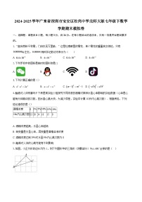 2024-2025学年广东省深圳市宝安区松岗中学北师大版七年级下数学学期期末模拟卷-自定义类型