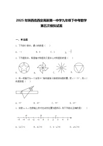 2025年陕西省西安高新第一中学九年级下中考数学第五次模拟试题（含答案解析）