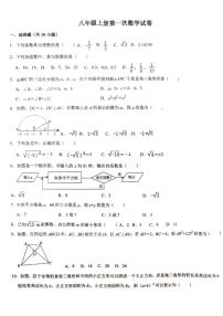 安徽省宿州市萧县2025-2026学年八年级上学期9月月考数学试题