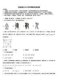 托克托县2025年中考数学仿真试卷含解析