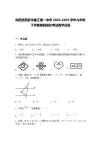 陕西省西安市曲江第一中学2024-2025学年九年级下学期第四模拟考试数学试题（含答案解析）