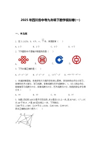 2025年四川省中考九年级下数学模拟卷(一)（含答案解析）