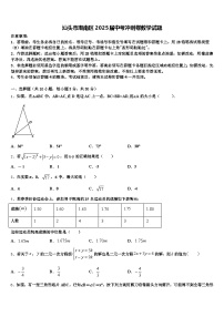 汕头市潮南区2025届中考冲刺卷数学试题含解析