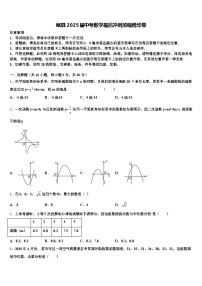 岷县2025届中考数学最后冲刺浓缩精华卷含解析