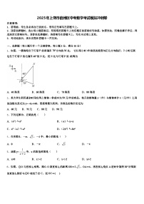 2025年上饶市信州区中考数学考试模拟冲刺卷含解析