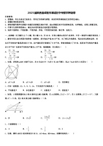2025届陕西省咸阳市渭城区中考数学押题卷含解析