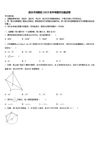 新乡市牧野区2025年中考数学五模试卷含解析