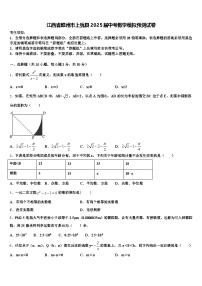 江西省赣州市上犹县2025届中考数学模拟预测试卷含解析