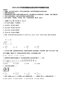 2024-2025学年果洛藏族自治州玛多县中考四模数学试题含解析