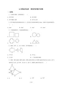 初中数学相似多边形达标测试