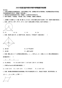 2025年四川省泸州市泸县中考押题数学预测卷含解析