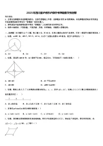 2025年四川省泸州市泸县中考押题数学预测卷含解析