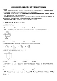 2024-2025学年吕梁地区孝义市中考数学适应性模拟试题含解析