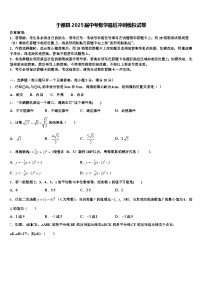 于都县2025届中考数学最后冲刺模拟试卷含解析