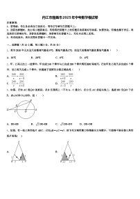 内江市隆昌市2025年中考数学模试卷含解析