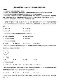 葫芦岛市绥中县2024-2025学年中考三模数学试题含解析