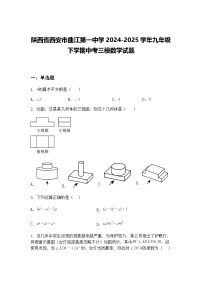 陕西省西安市曲江第一中学2024-2025学年九年级下学期中考三模数学试题（含答案解析）