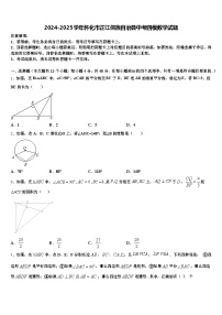 2024-2025学年怀化市芷江侗族自治县中考四模数学试题含解析