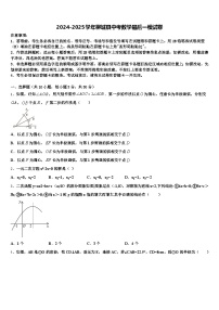 2024-2025学年柳城县中考数学最后一模试卷含解析