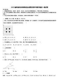 2025届黔南布依族苗族自治州贵定县中考数学最后一模试卷含解析